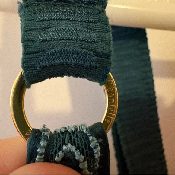 Chantelle Champs Elysées Lace Unlined Demi Bra - Eden Green Multico, Size 32DD - Picture 5 of 6